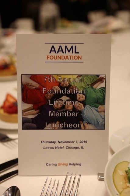 2019 AAML Foundation Reception