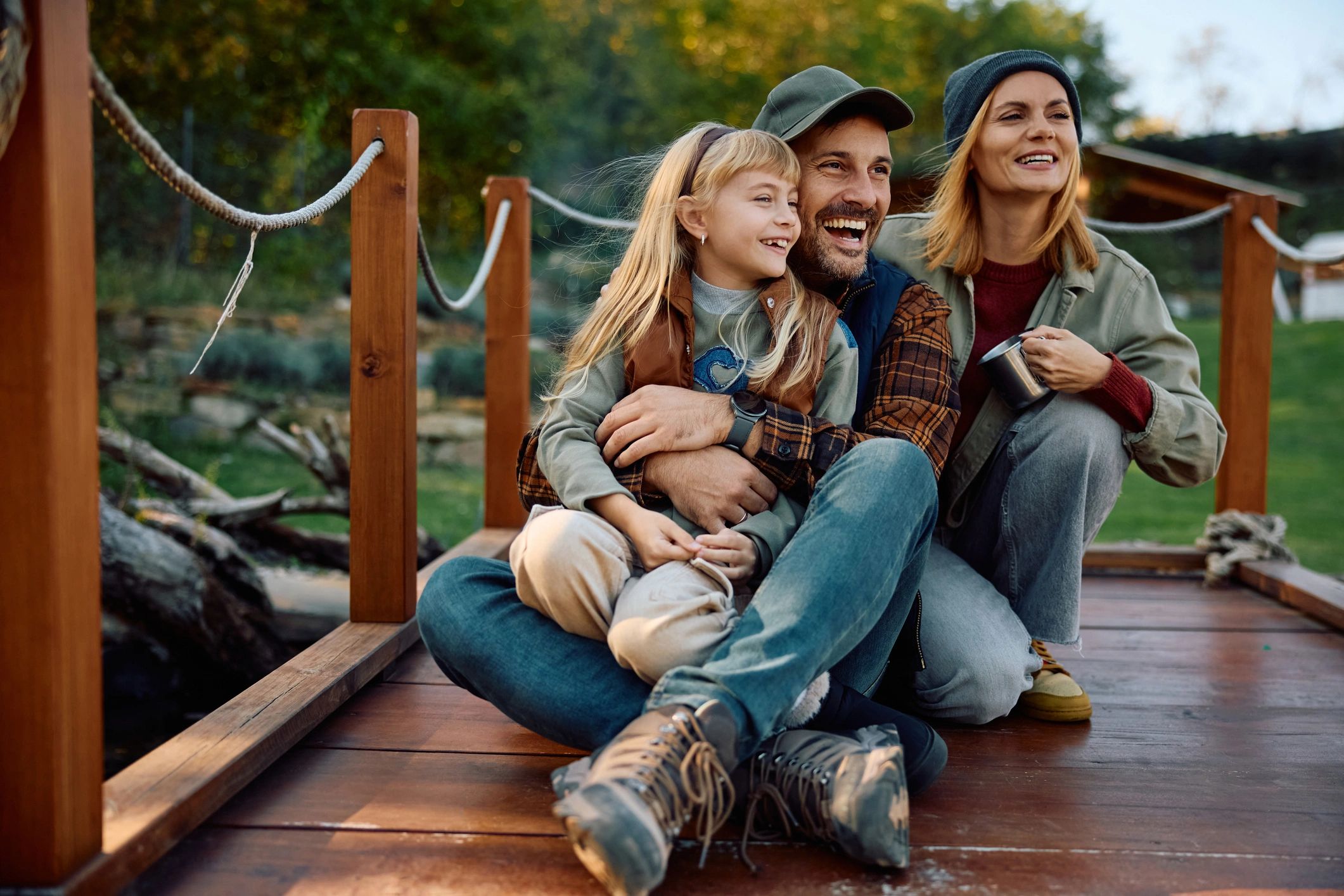 happy families children together