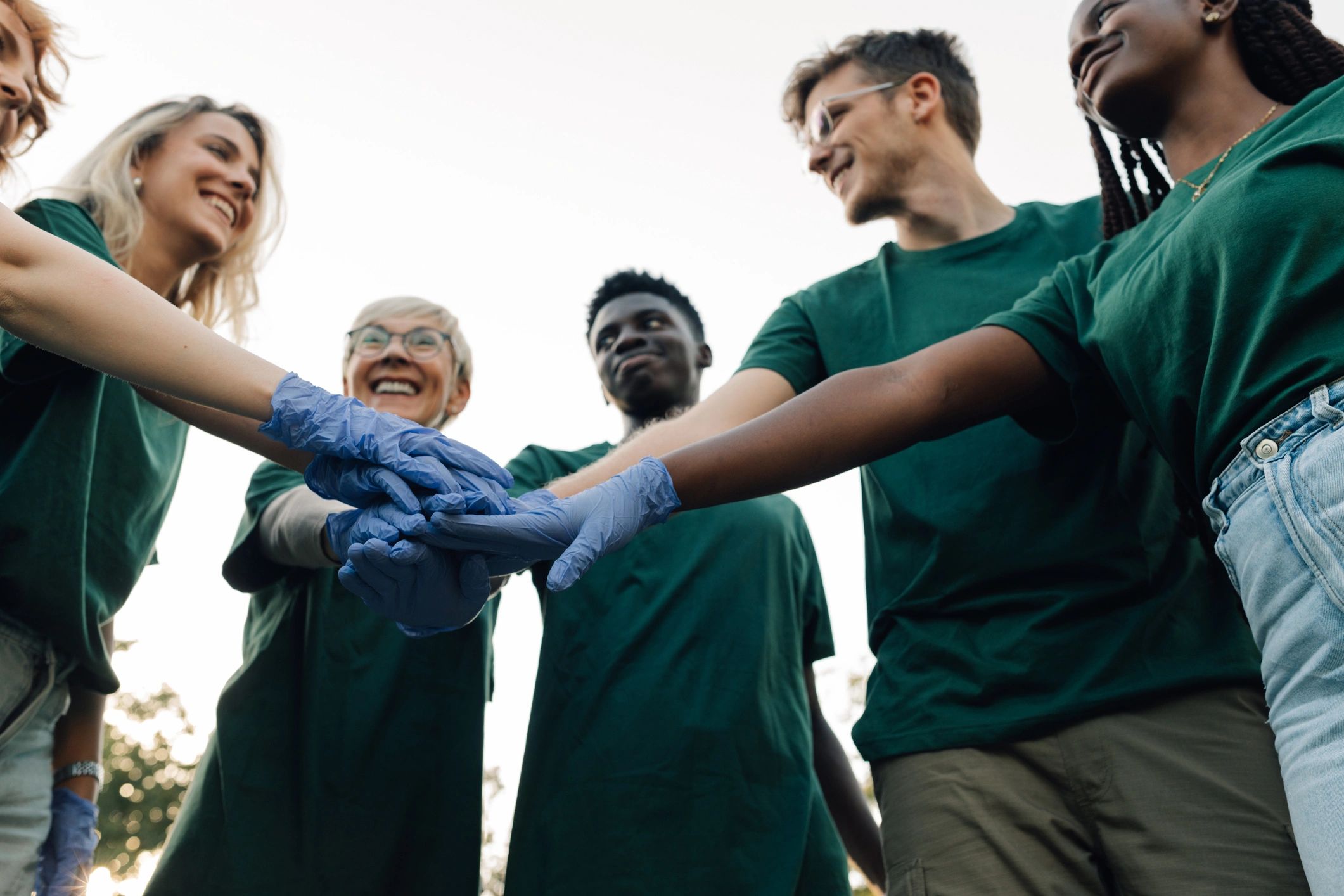 diverse nonprofit team professionals